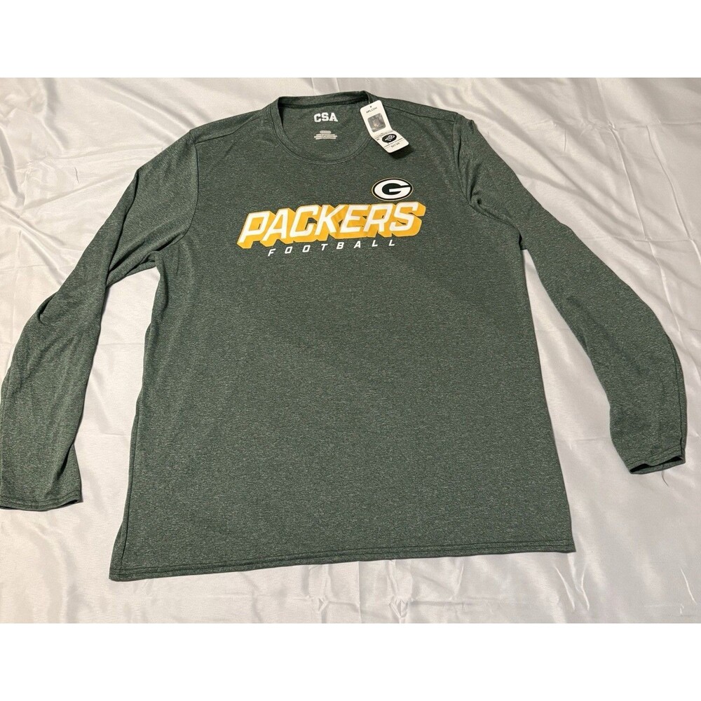 Green Bay Packers NFL Dry Fit Shirt Size S Long Sleeve